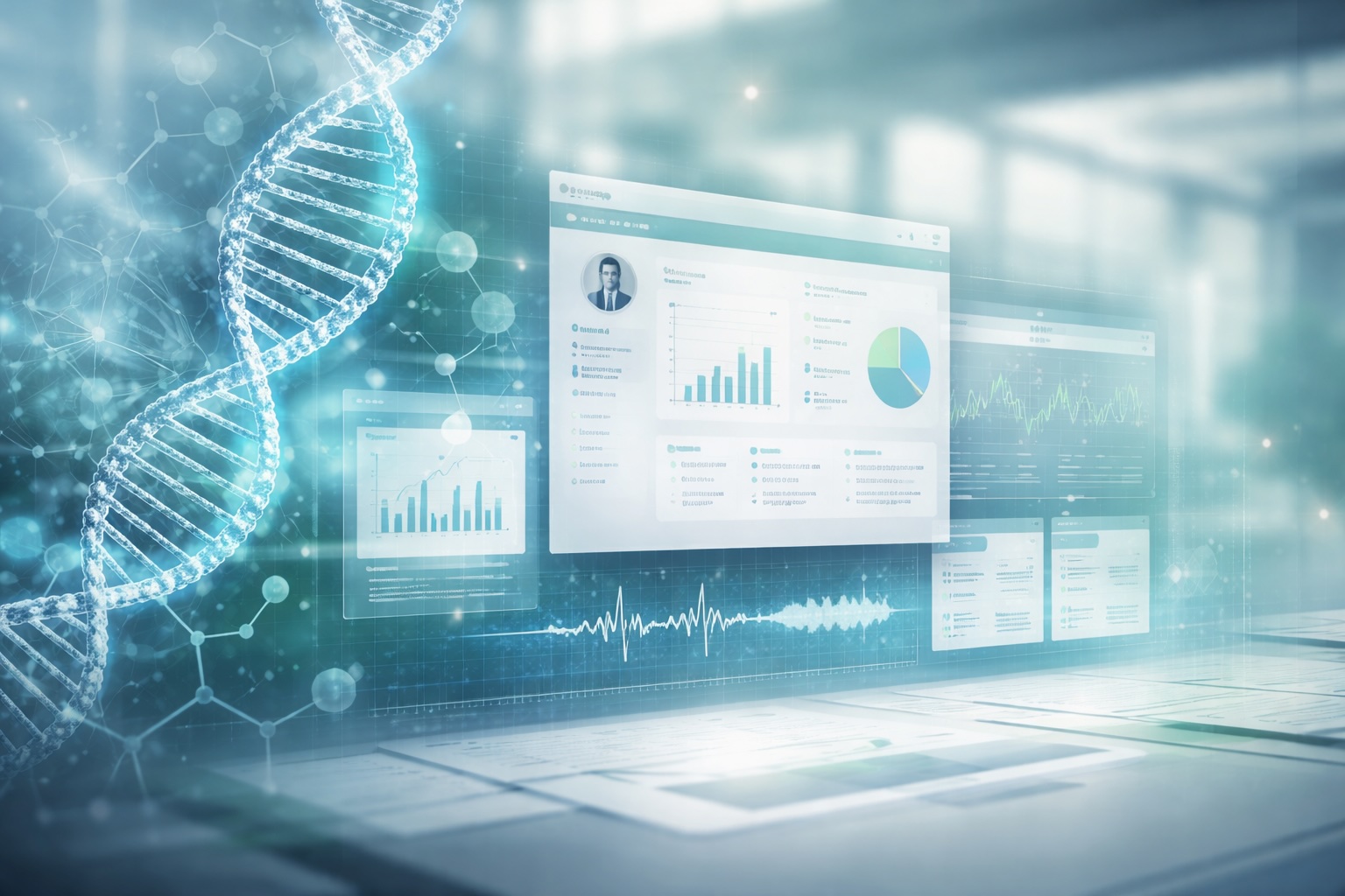 QuesGen platform showing care planning, tracking, and outcomes